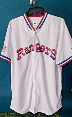2023 MLB Texas Rangers Fergie Jenkins #31 Jersey SGA White Red Medium Promo